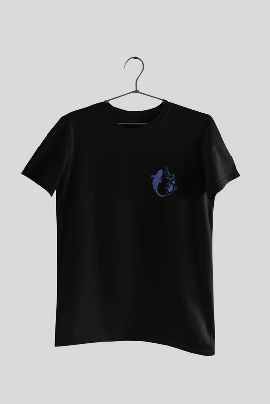 Zevaro Azure Koi T-Shirt