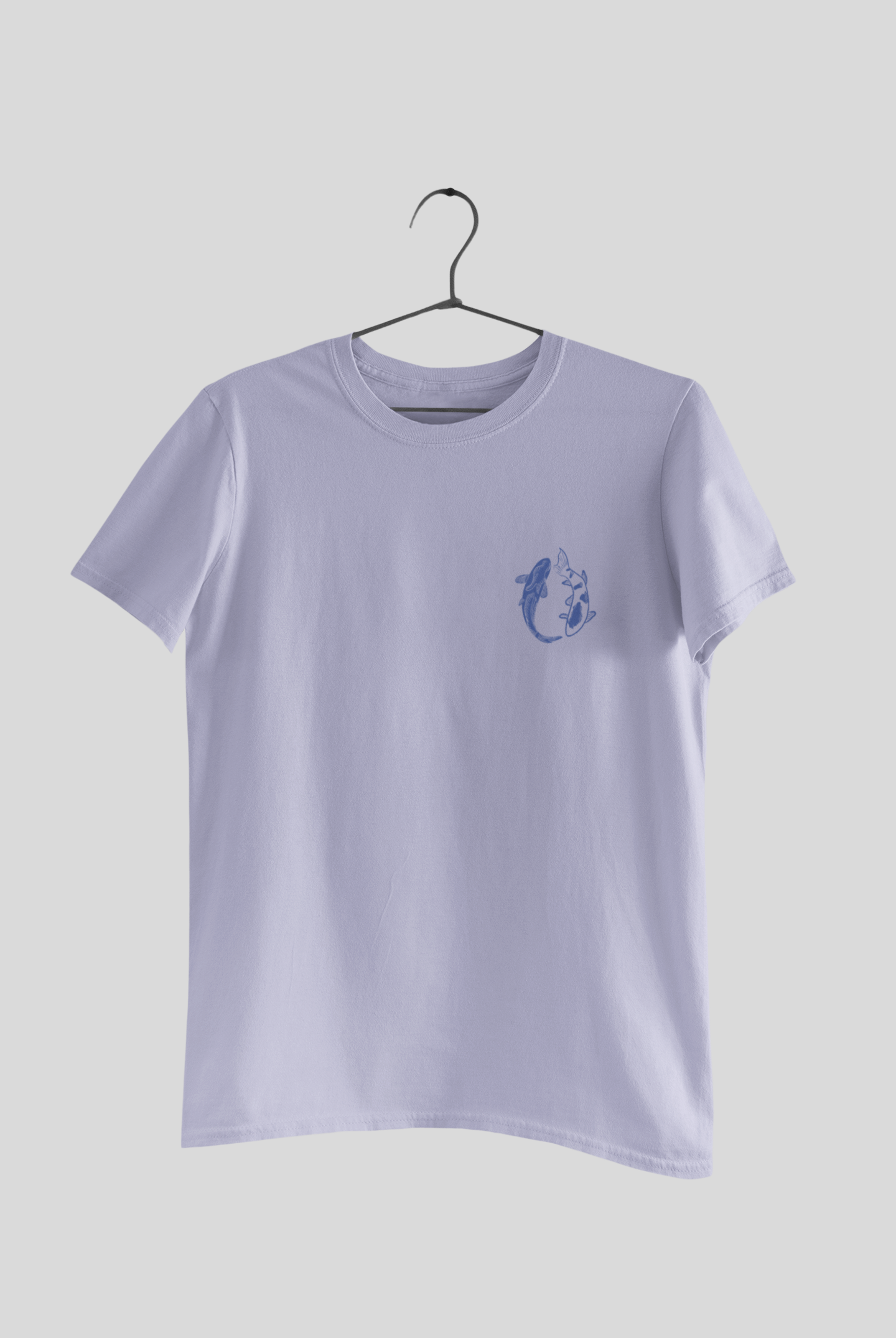 Zevaro Azure Koi T-Shirt